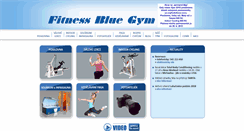 Desktop Screenshot of bluegym.cz