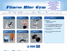 Tablet Screenshot of bluegym.cz